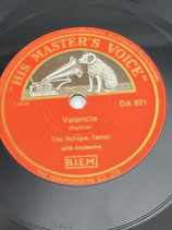 Schellack Platte Amapola Valencia Tito Schipa Tenor. Art.-Nr. 5254