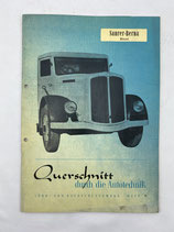 Saurer Berna Diesel Lehrheft antik. Saurer Berna Lastwagen Type 2 4U Reparaturanleitung. Art.-Nr. 6631