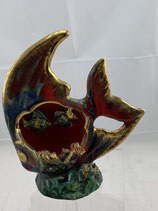 Vallauris Keramik Tischlampe Vintage Fischform. Art.-Nr. 4002