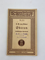 Reclam Nr. 2774 Opernbuch C. M. von Weber Oberon. Art.-Nr. 5231