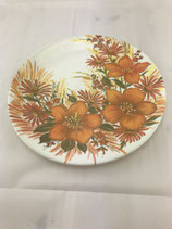 Ornamin Geschirr Teller Blumenmuster. Art.-Nr. 1446