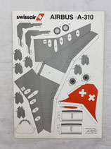 Swissair AIRBUS A 310 Modellbogen Bastelbogen. Art.-Nr. 4721