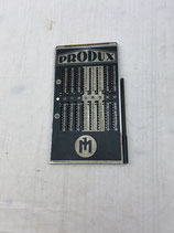 Rechengerät Zahlenschieber antik PRODUX Addiator. Art.-Nr. 705