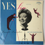 Vinyl Schallplatte Zarah Leander YES SIR 1955 SINGT IHRE BELIEBTESTEN LIEDER. Art.-Nr. 2225