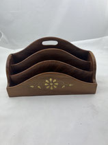 Briefablage Schreibtisch-Briefhalter Holz Vintage. Art.-Nr. 825
