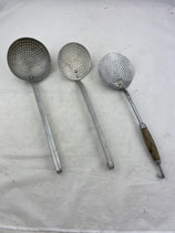 Kellen antik Siebkelle Schaumkelle Aluminium. Art.-Nr.  4475