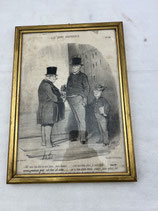 Honoré Daumier Les Bons Bougeois No. 38 Auszug aus La Caricature 1847. Art. Nr. 6053