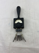 Antiker Batterietester Zellenprüfer Frankreich. +/-2 V (100A) Anzeige. Art.-Nr. 2817