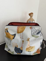 Bügel Necessaire maxi EDEL " Hühner No 23 „