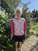 Oversize Pullover Regenbogen Gr. 122