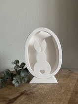 beleuchtetes Osterei "Hase"
