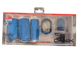 Canik TP9 Rival-S Anbauteile-Set Blau - Griffschalen S / M / L - Magazintrichter - Magazinknopf - Zerlegehebel - 2 x Magazinboden