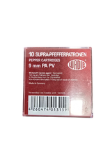 Wadie Supra Pfefferpatronen 9mm PA PV VPE: 10 *Frei ab 18 Jahren