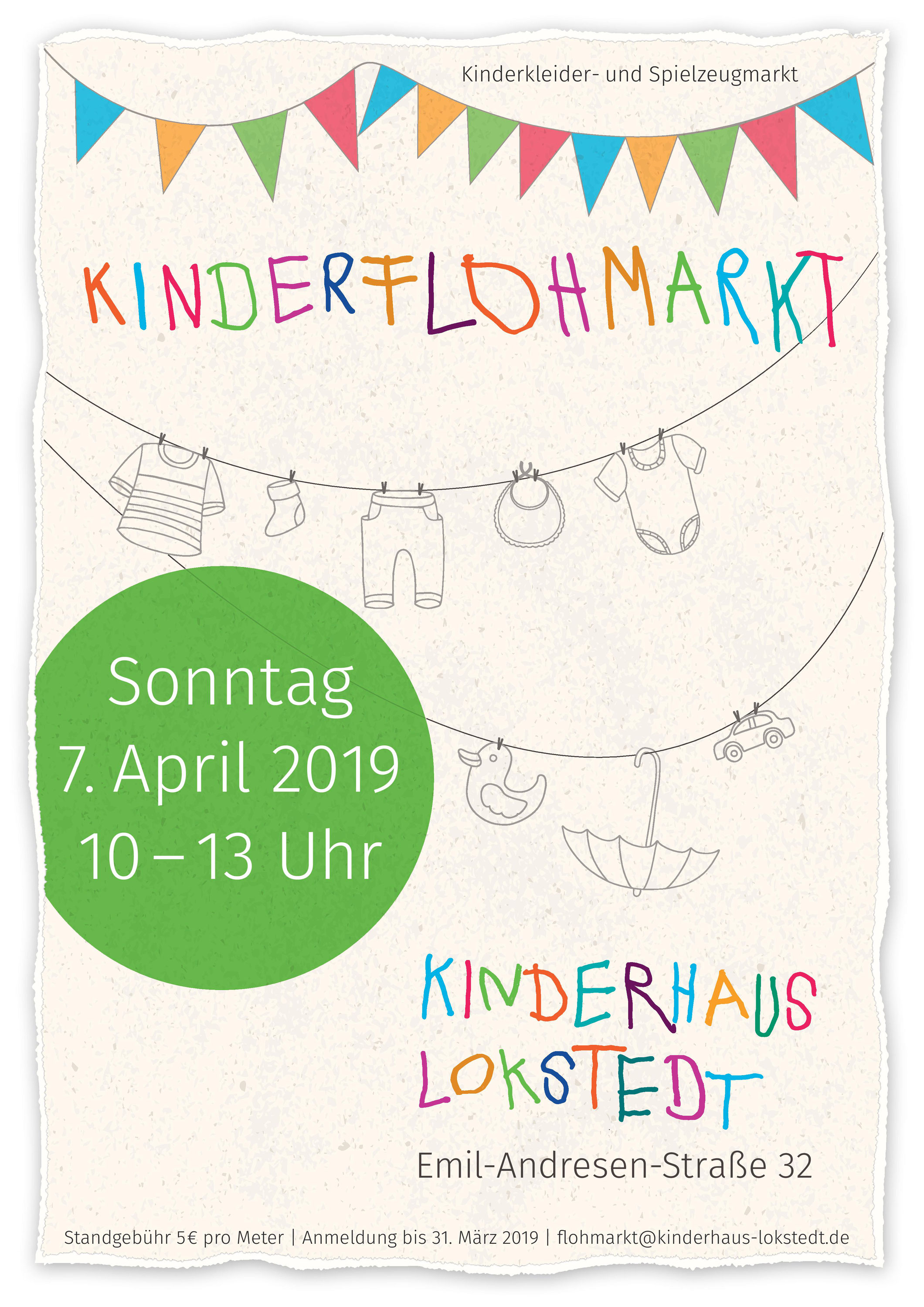 Kinderflohmarkt - Kinderinitiative Eimsbüttel e.V. - Kinderhaus Lokstedt