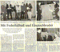 Westdeutsche Zeitung Bericht vom 24.02.2006 Sportlerehrung 2005