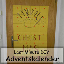 Last Minute DIY Adventskalender aus Briefumschlägen