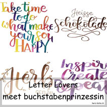 Letter Lovers: buchstabenprinzessin zeigt euch das Watercolorlettering