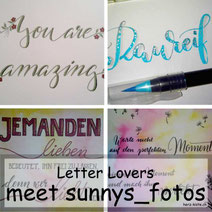 Letter Lovers: sunnys_fotos zeigt, wie ihr mit Feder und Wasserfarben schönes zaubern könnt