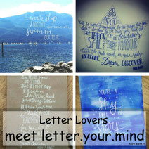 Letter Lovers: letter.your.mind zeigt die Aquarell Spritztechnik