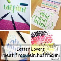 Letter Lovers: fraeulein.hoffmann zeigt die Abklebetechnik