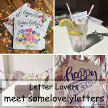 Letter Lovers - somelovelyletters zu Gast in der Herz-Kiste mit einer Anleitung für DIY Stohhalmdeko und einer Wimpelkette