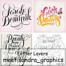 Letter Lovers sandra_graphics mit einer Anleitung für ein DIY Chalk Board Lettering auf Leinwand