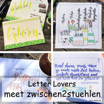 Letter Lovers: zwischen2stuehlen zeigt passende Karten und Umschläge