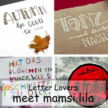 Letter Lovers: mamsi.lila zeigt die Wäscheklammerkalligraphie