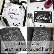 Letter Lovers - mit.caro.und.herz zeigt wie du einfache Geschenkanhänger lettern und gestalten kannst.