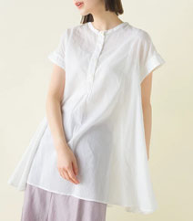 コットンボイル フレアシャツ  【SALE】2,680円(税込)