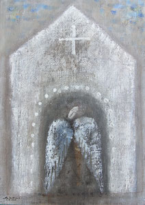 House of Angel  33.3×24.2cm Oil on canvas