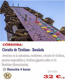 circuito de tirolinas Cordoba