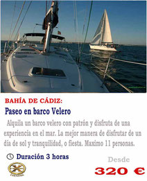 Paseo velero en Cadiz