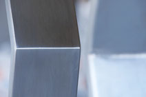 Detailbild 3 Tischgestell Edelstahl Sternenform