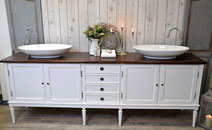 Waschtische im Kolonial-Stil - Land & Liebe Badmöbel Landhaus