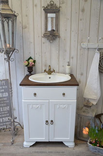Waschtische im Kolonial-Stil - Land & Liebe Badmöbel Landhaus