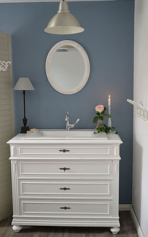 Maritime Badmöbel Beachhouse - Land & Liebe Badmöbel Landhaus