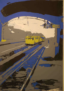 Görlitzer Bahnhof, Lithographie