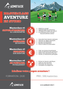 Stage formation aventure survie masterclass 35€