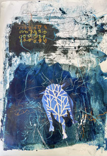 Toro Libre . Collage Sin A3