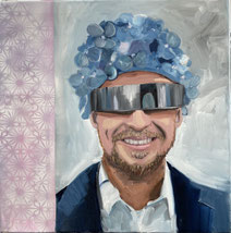 Ich bin es nur 8 60x60 Cm Öl auf Leinwand 2025