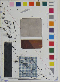daluz composition géométrique abstraite aux formes colorées inspiration Kandinsky et Miró