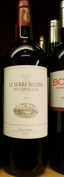 Le serre nuove dell ornellaia 2011 bolgheri