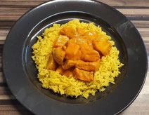 Indisches Curryhuhn mit Curryreis