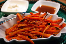 Low carb Möhrenpommes