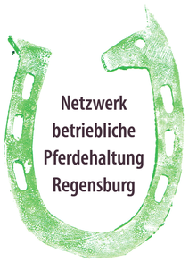 Logo: Pferdekopf in Hufeisenform