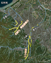 図3 サクラマスの産卵床分布