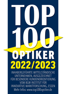 Auszeichnung TOP 100 Optiker 2022/2023