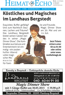 Magic Dinner mit Kevin Köneke im Landhaus Bergstedt