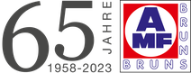 Logo 65 Jahre AMF-Bruns